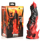 Creature Cocks Mephisto 7.5 Inch Fantasy Dong – Intricately Designed Dildo Red Fantasy Dongs